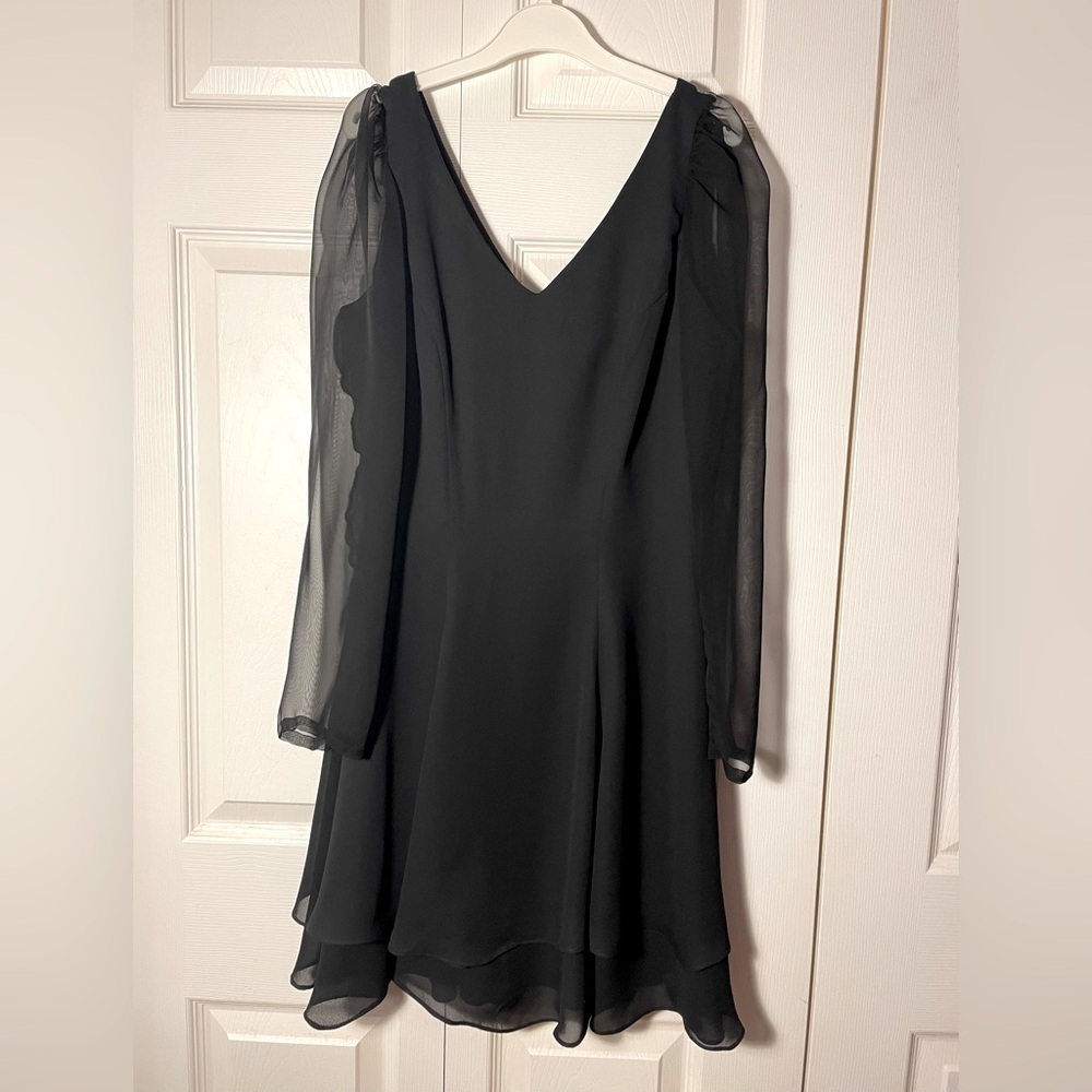 Chic Black Long Sleeve Dress